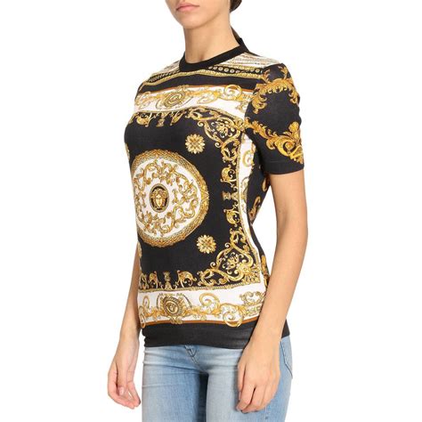 versace t shirt women's sale|versace shirts cheap for women.